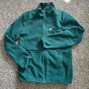 FIGS Hunter Green On Shift Fleece Jacket